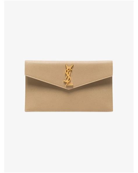 uptown clutch ysl|ysl uptown pouch dark beige.